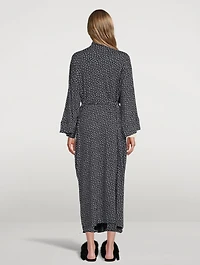 The Robe Leaf Print