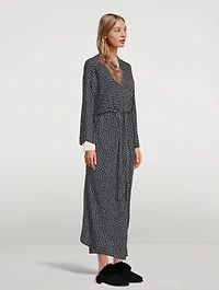 The Robe Leaf Print