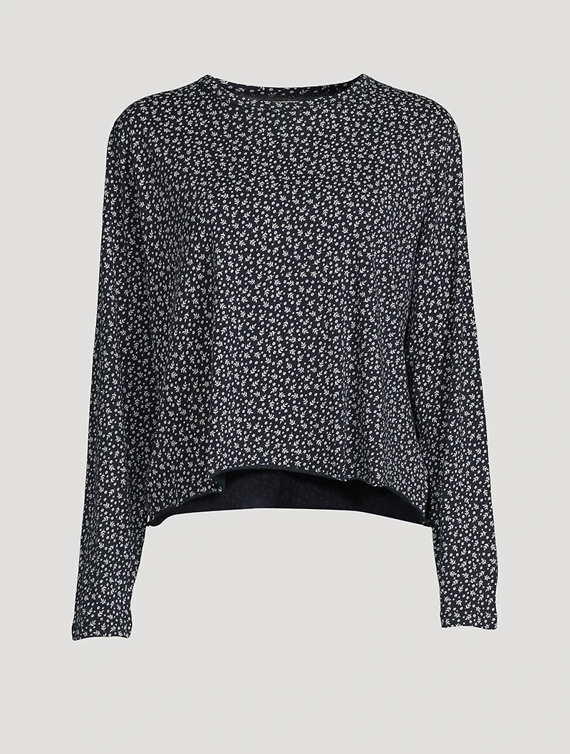 The Sleep T-Shirt Leaf Print