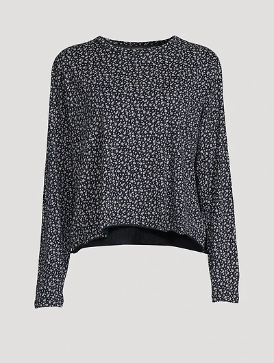The Sleep T-Shirt Leaf Print