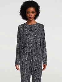 The Sleep T-Shirt Leaf Print