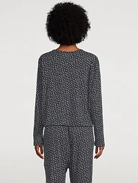The Sleep T-Shirt Leaf Print