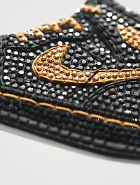 Iced Black Panther 2.0 Pendant Necklace With Crystals - Limited Edition
