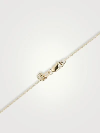 14K Gold Evil Eye Pendant Necklace With Multicolour Stones