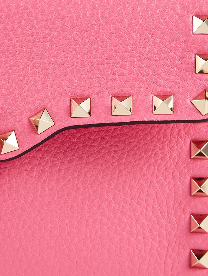 Medium Rockstud Leather Crossbody Bag