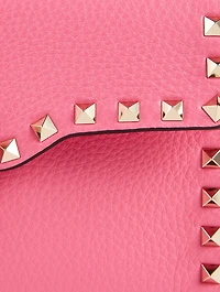 Medium Rockstud Leather Crossbody Bag