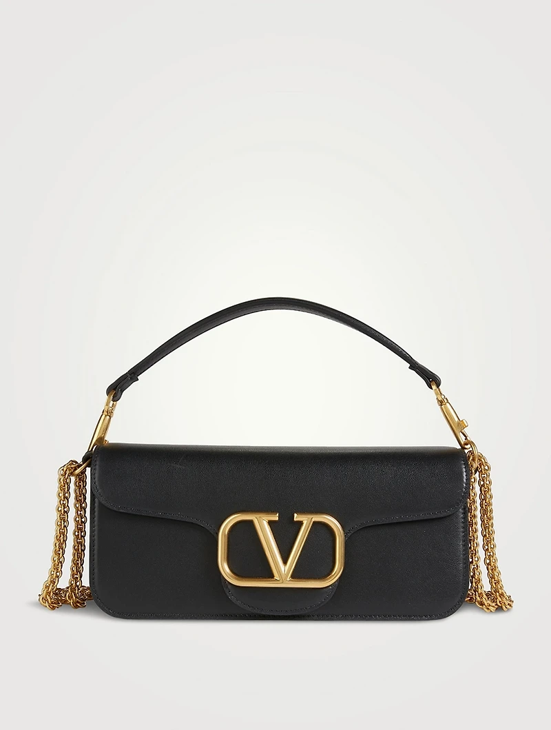 VLOGO Signature Leather Shoulder Bag