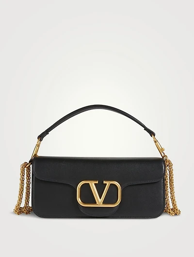 VLOGO Signature Leather Shoulder Bag
