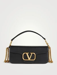 VLOGO Signature Leather Shoulder Bag