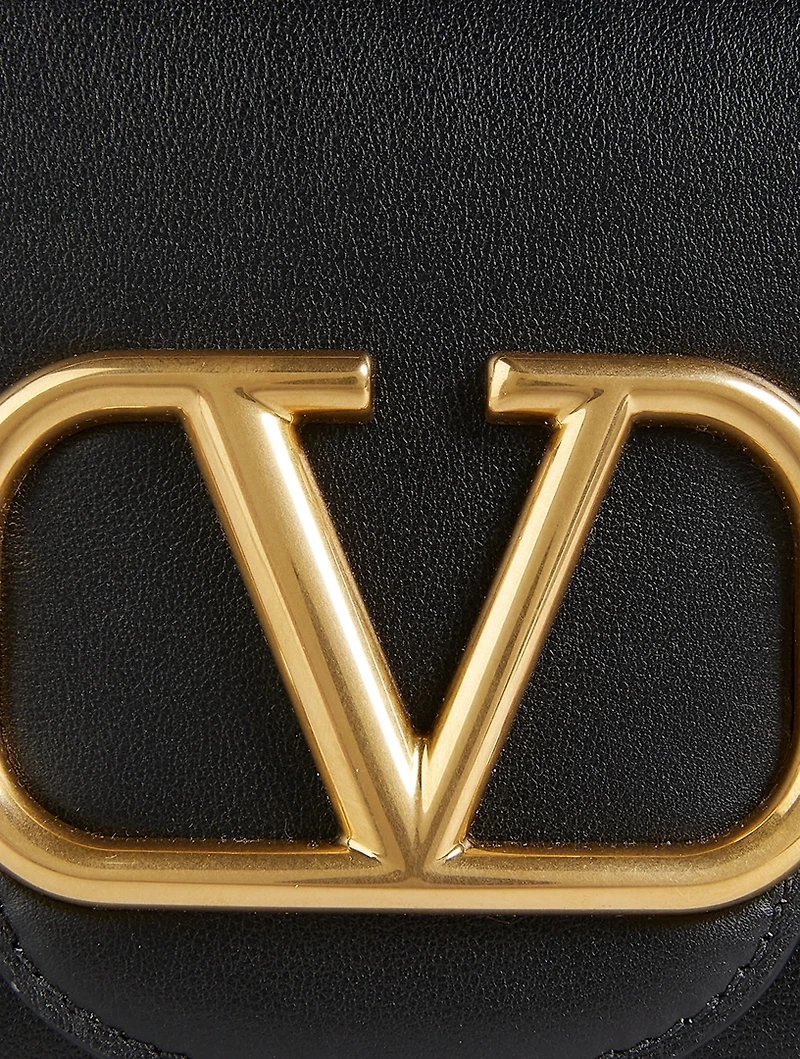 VLOGO Signature Leather Shoulder Bag