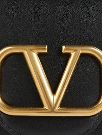 VLOGO Signature Leather Shoulder Bag