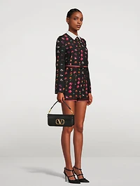 VLOGO Signature Leather Shoulder Bag
