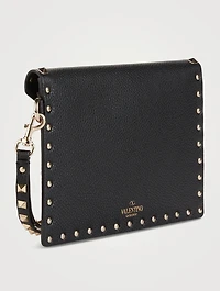 Medium Rockstud Leather Envelope Pouch
