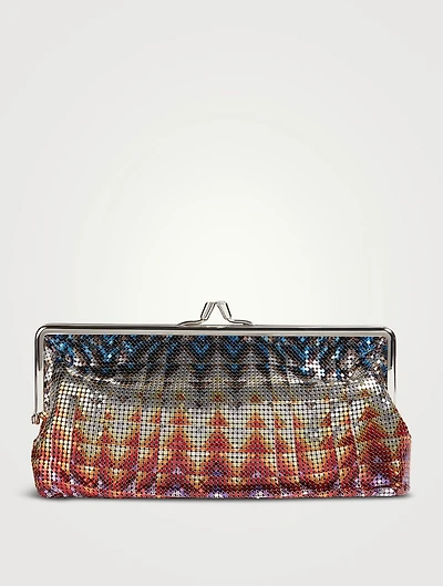 Pixel II Metal Mesh Clutch