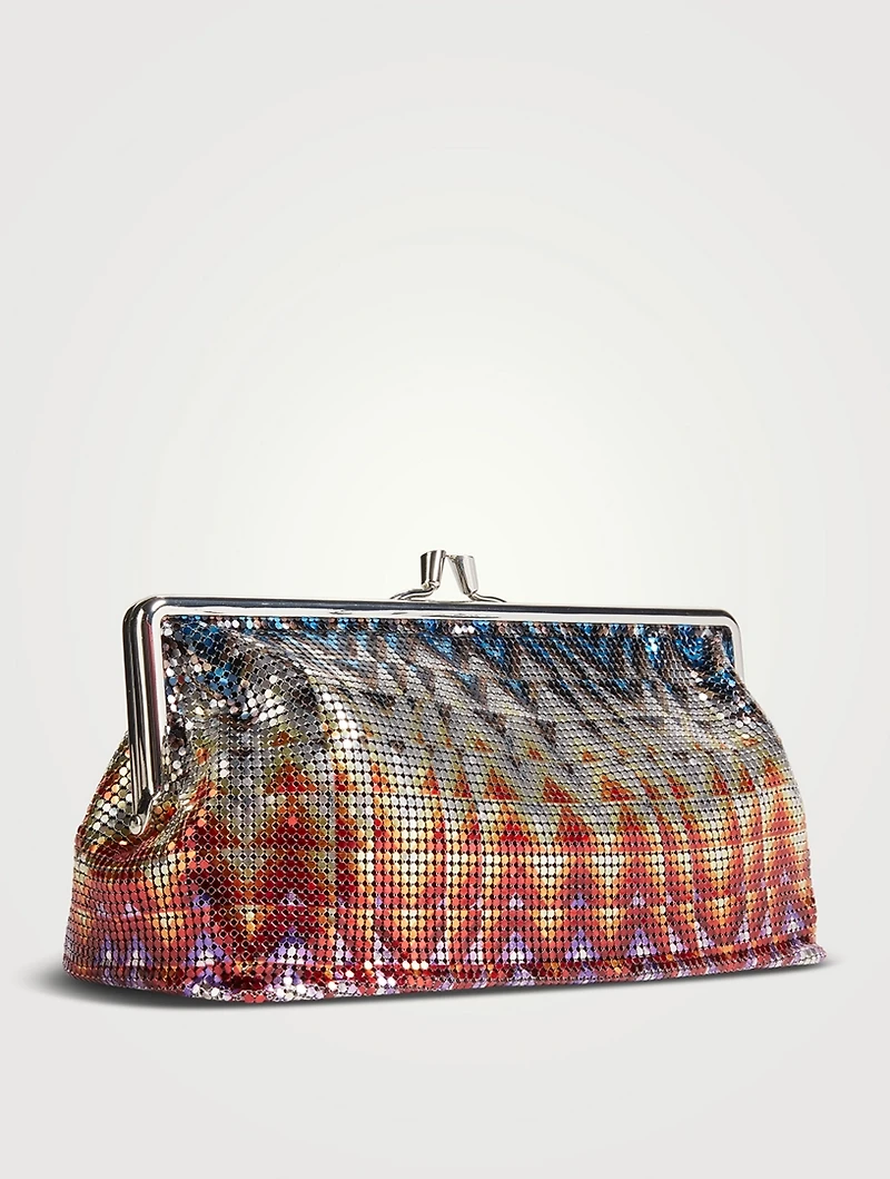 Pixel II Metal Mesh Clutch