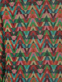 Lurex V Optical Jacquard Cardigan Dress