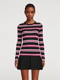 Lurex Stripe Sweater