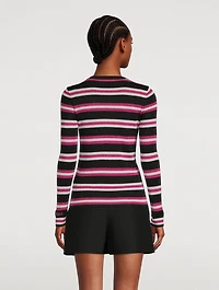 Lurex Stripe Sweater