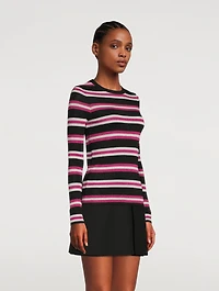 Lurex Stripe Sweater