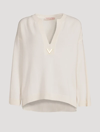 Cashmere V-Neck Sweater