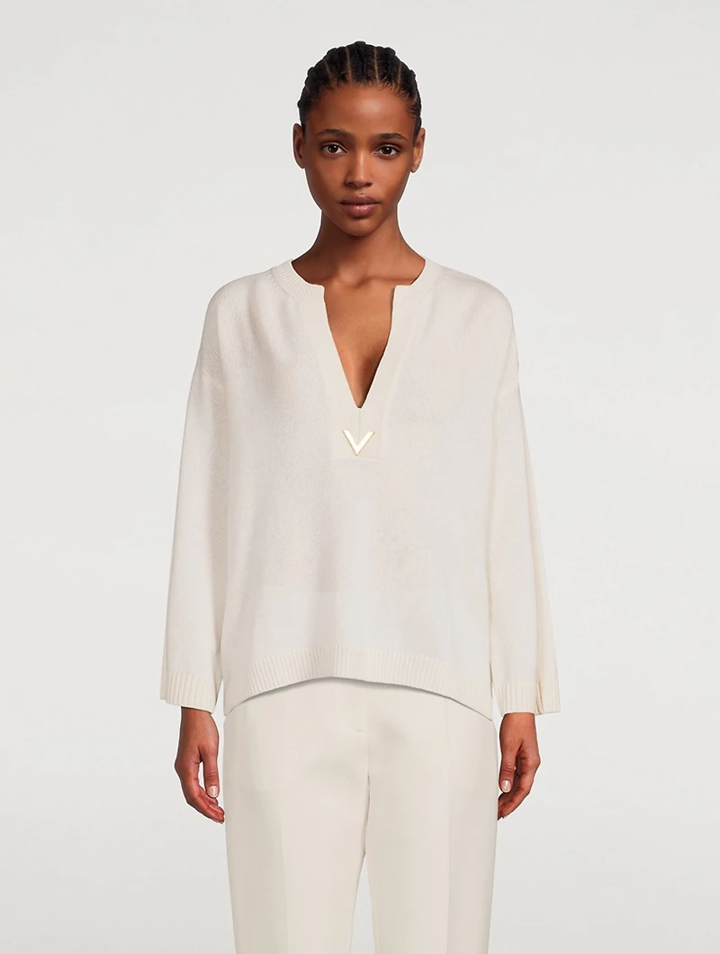 Cashmere V-Neck Sweater