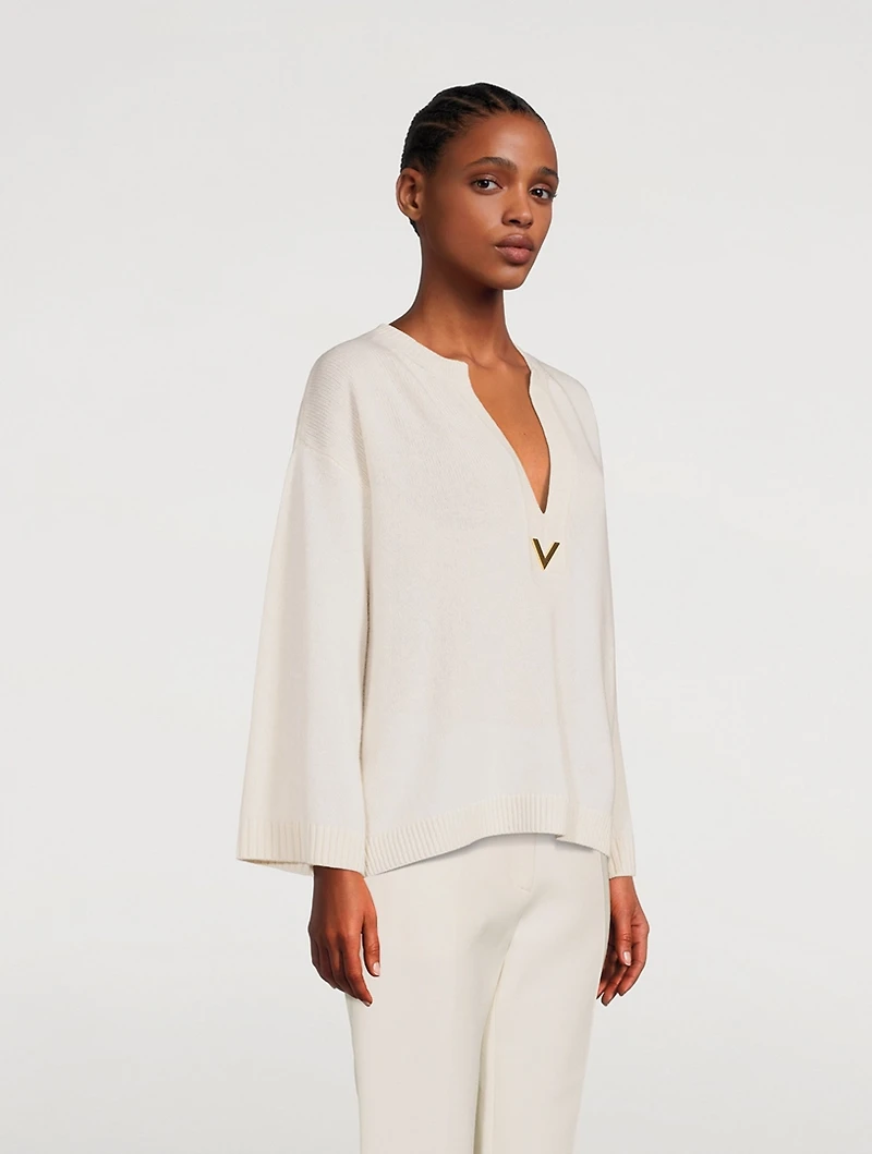 Cashmere V-Neck Sweater