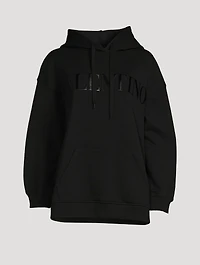Embroidered Logo Hoodie