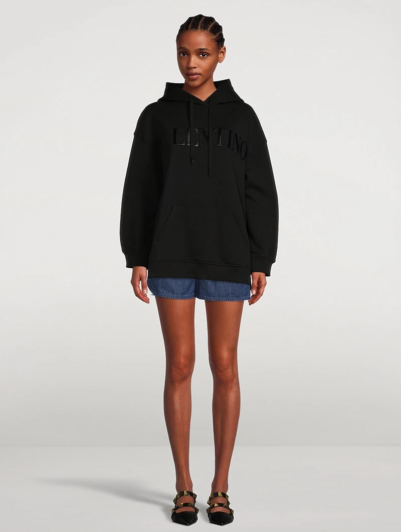 Embroidered Logo Hoodie