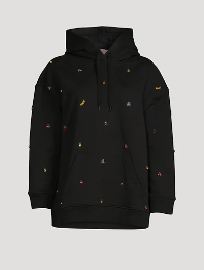 Fruit-Embellished Hoodie