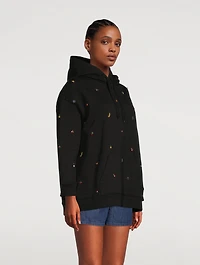 Fruit-Embellished Hoodie