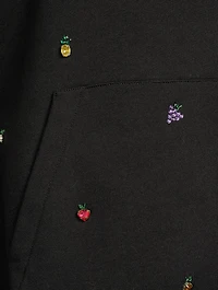 Fruit-Embellished Hoodie