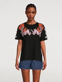 Lace Jersey T-Shirt