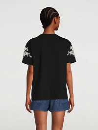 Lace Jersey T-Shirt