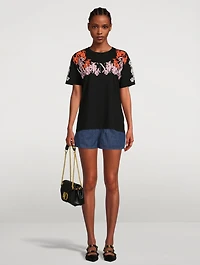 Lace Jersey T-Shirt