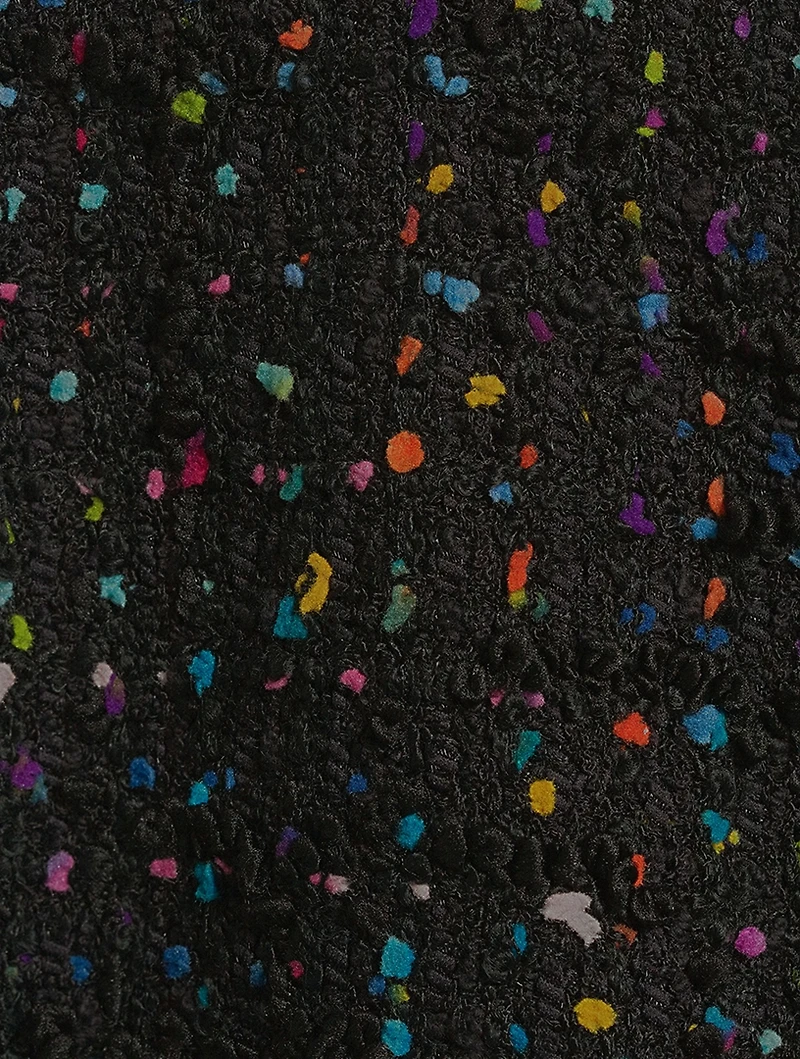 Tweed Pois Mini Skirt