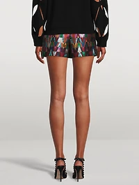 Lurex V Optical Jacquard Shorts