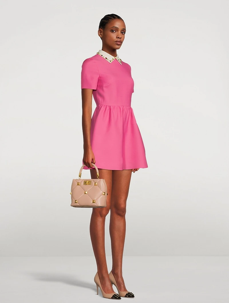 Fruit-Embellished Mini Dress