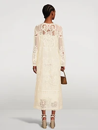 Peonies Blanket Lace Caftan