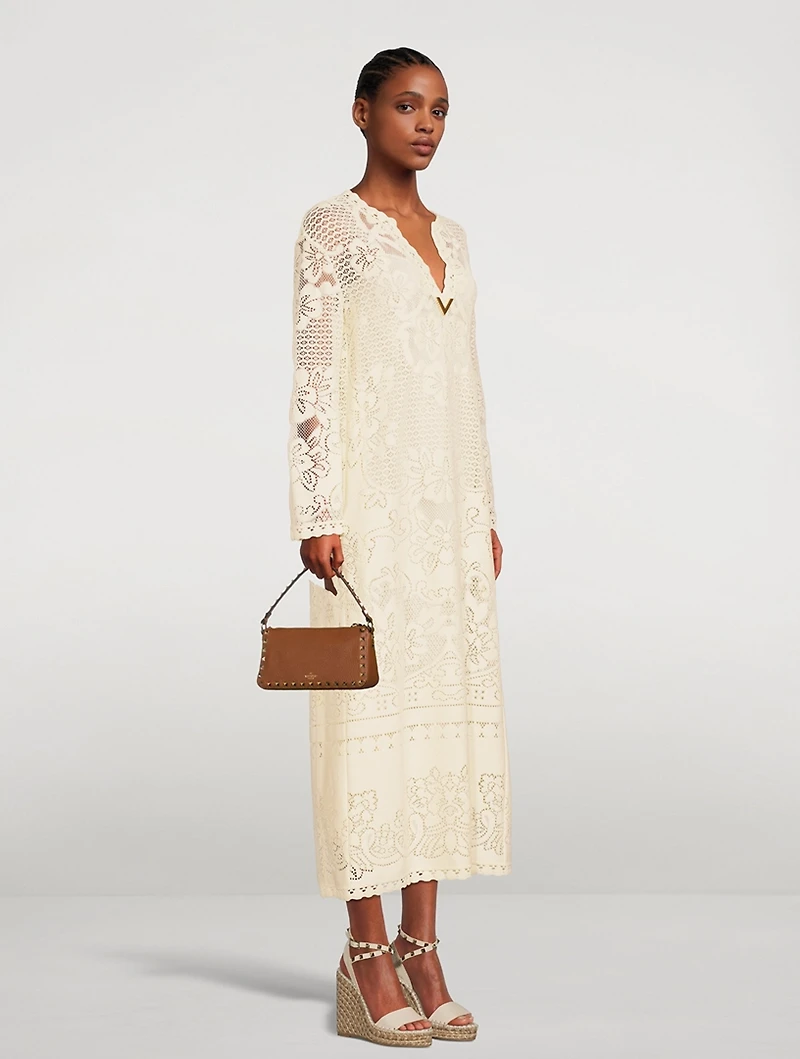 Peonies Blanket Lace Caftan