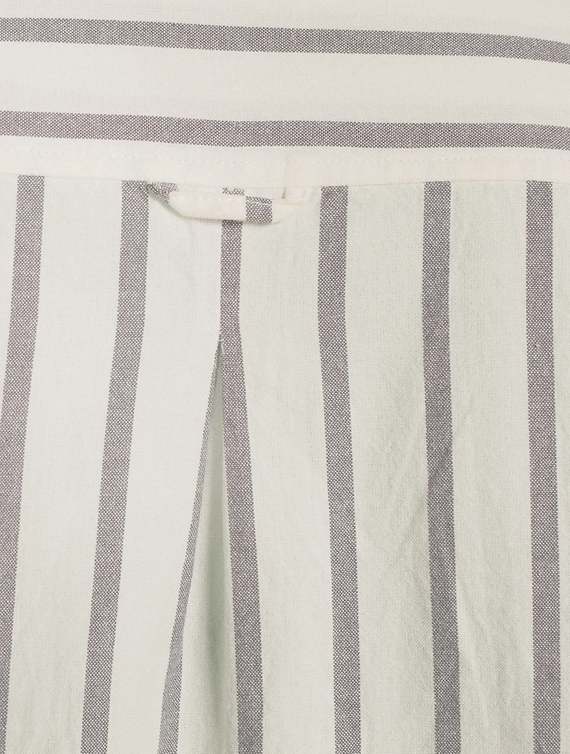 Classic Organic Cotton Pajama Set Stripe Print