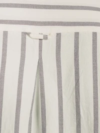 Classic Organic Cotton Pajama Set Stripe Print