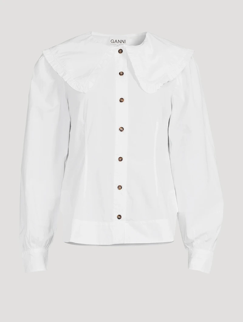 Cotton Poplin Fitted Shirt