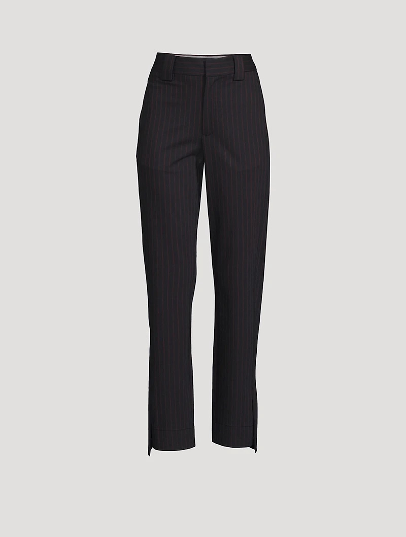 Pinstripe Trousers