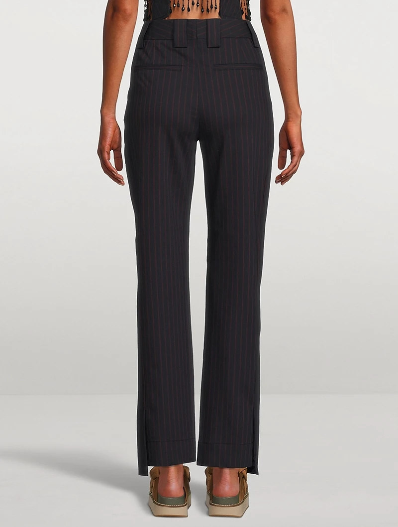 Pinstripe Trousers