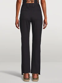 Pinstripe Trousers