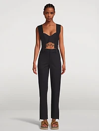Pinstripe Trousers