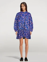 Salika Printed Peasant Blouse