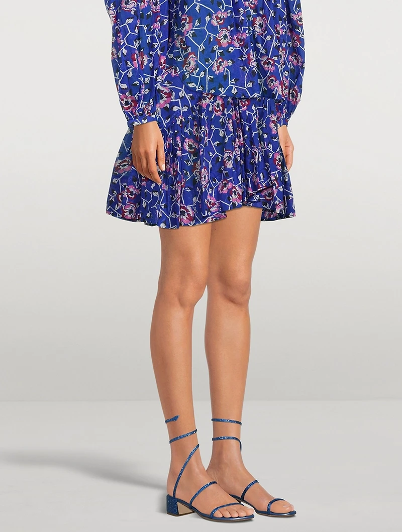 Saureena Printed Flounce Skirt