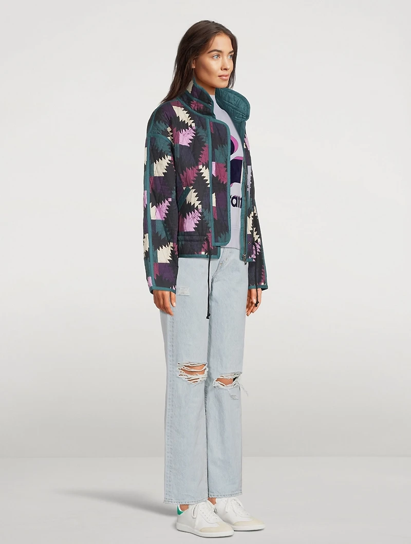 Hazzle Cotton Quilted Coat