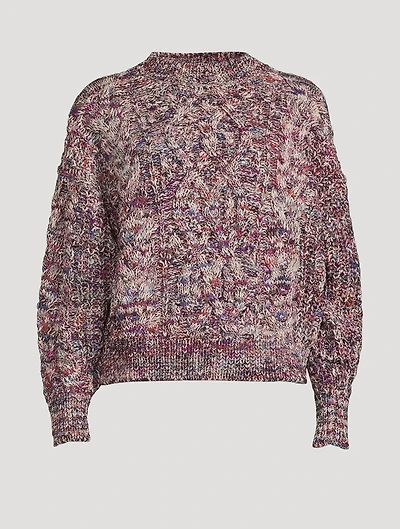 Lenz Cotton Cable-Knit Sweater